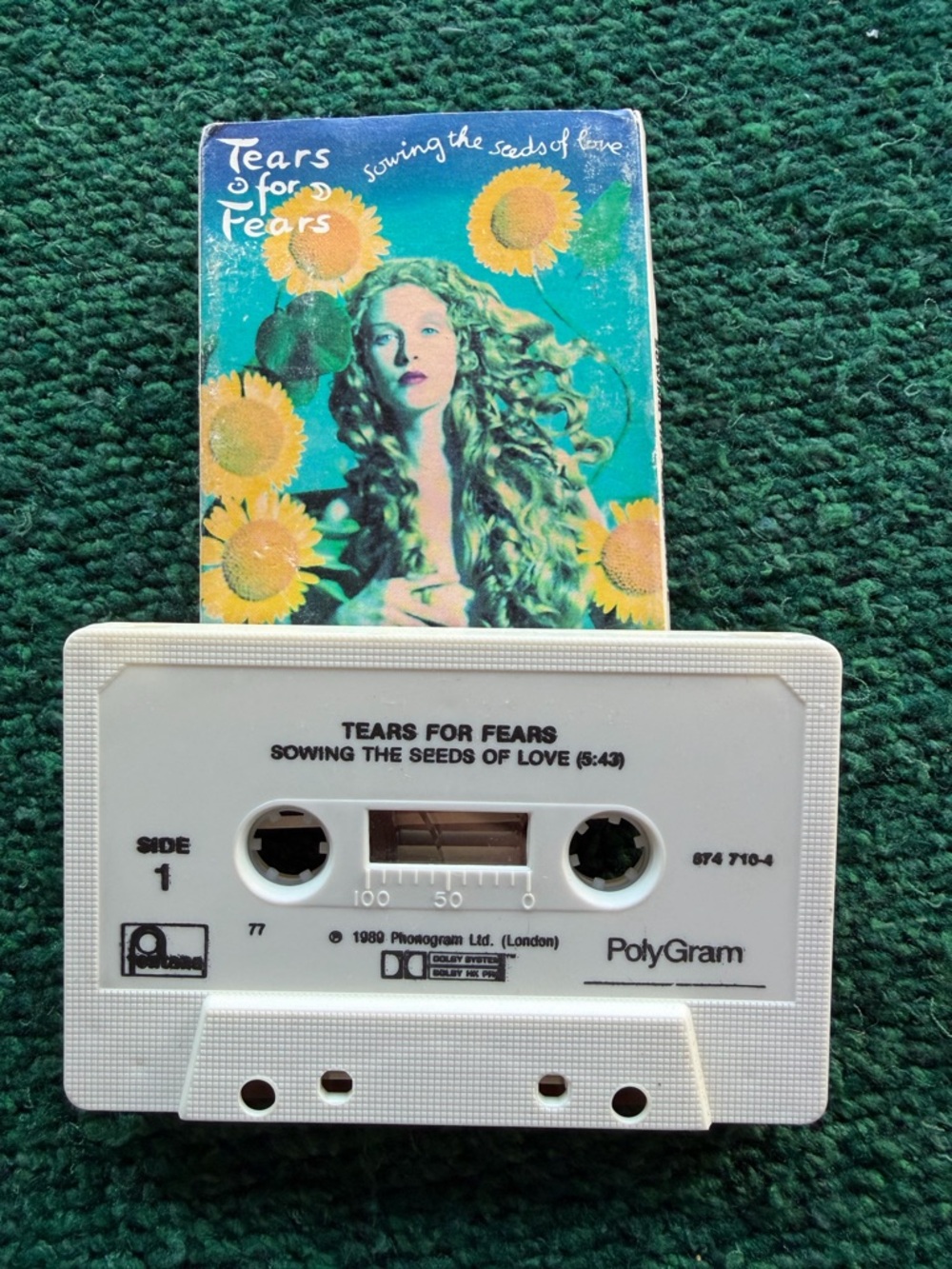 Tears for Fears "Sowing the Seeds of Love" Cassette Single